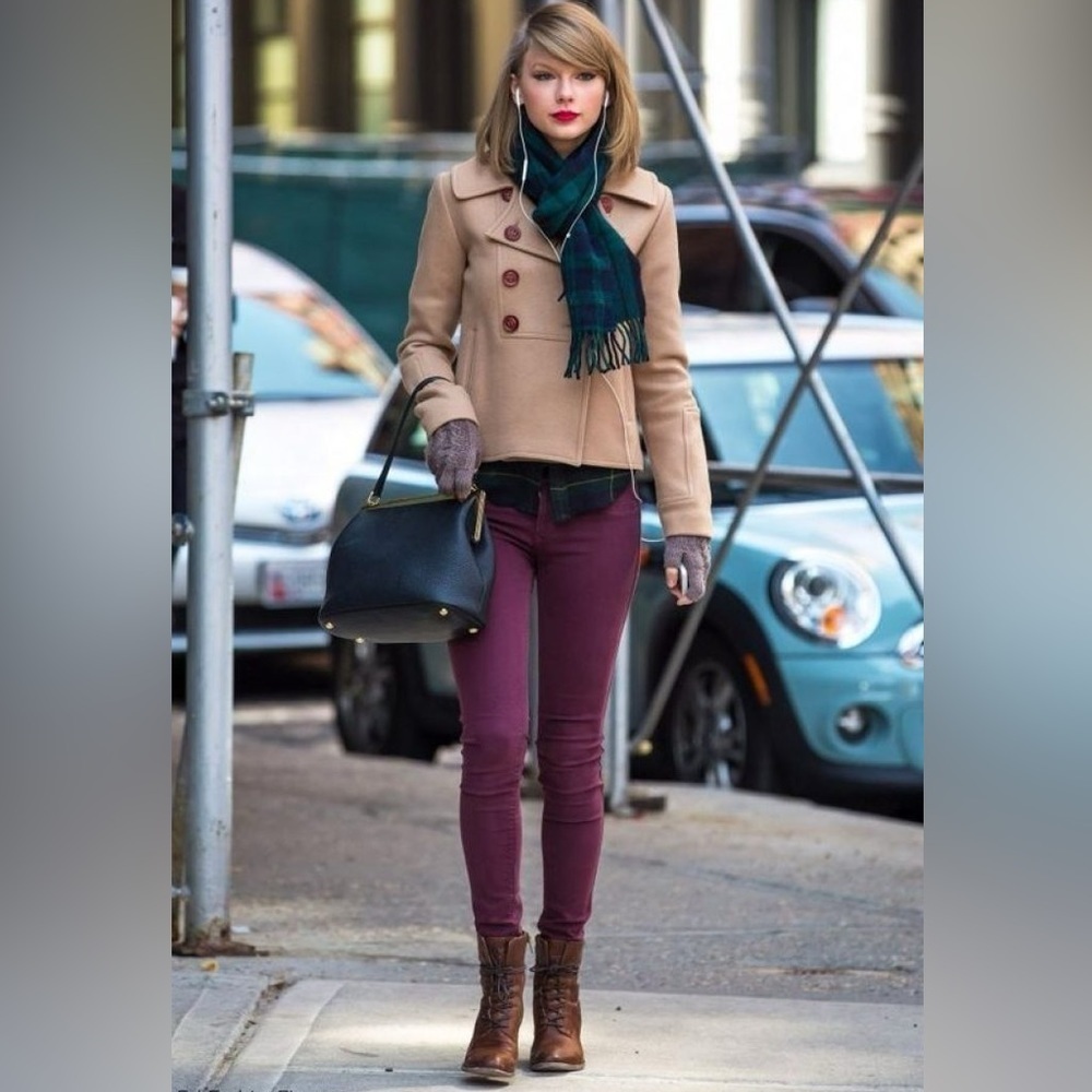 Rag & Bone skinny jeans berry wine purple women’s size 25 Taylor Swift